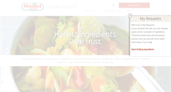 Desktop Screenshot of hormelingredients.com